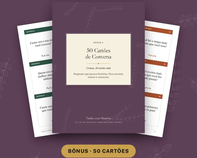 50 Cartões de Conversa